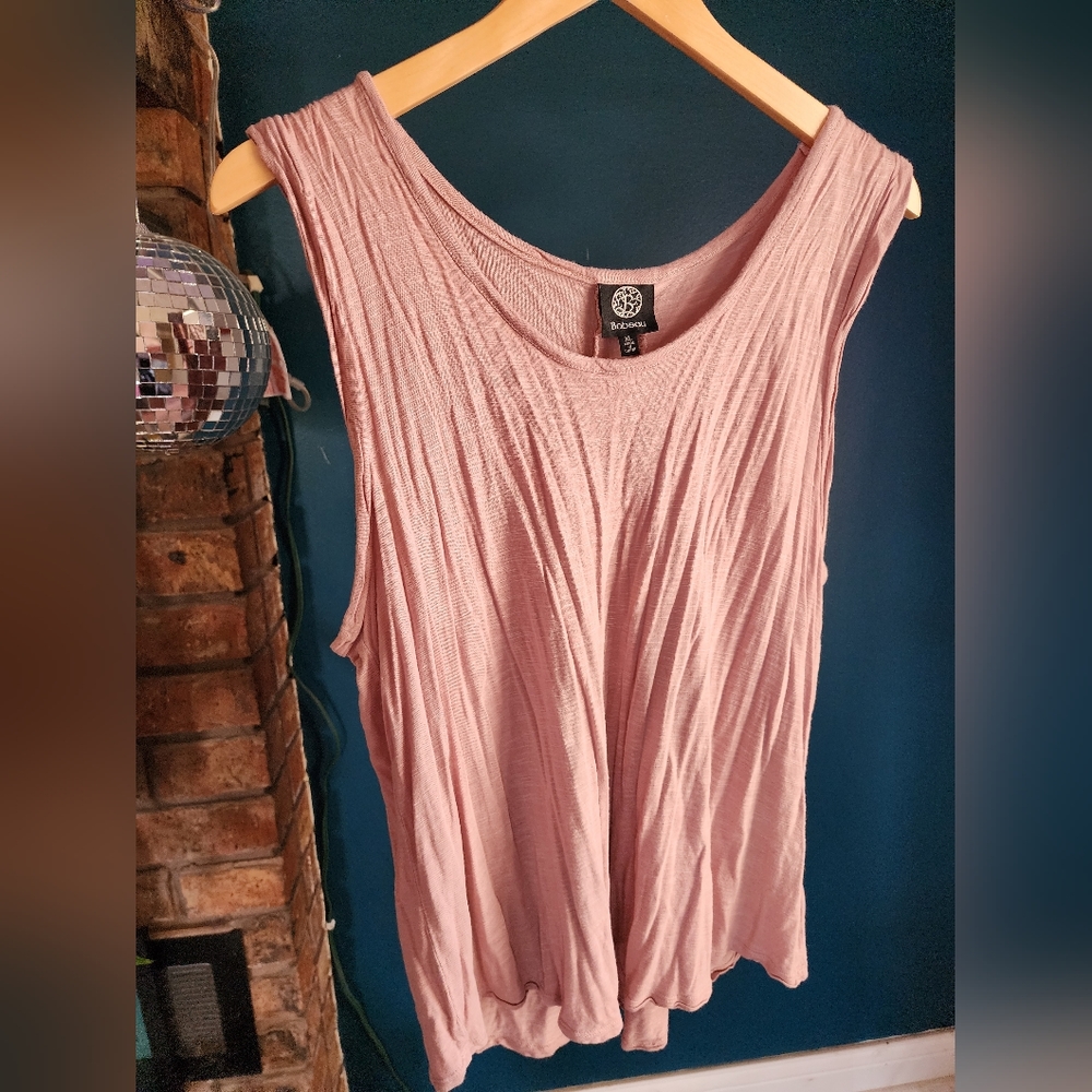Bobeau Light Weigh Knit Ivory Tank top
